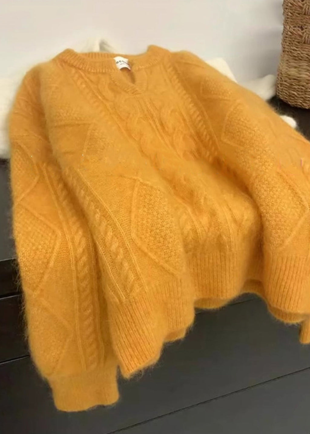 A Vintage Style Sweater with Delicate Timeless Details