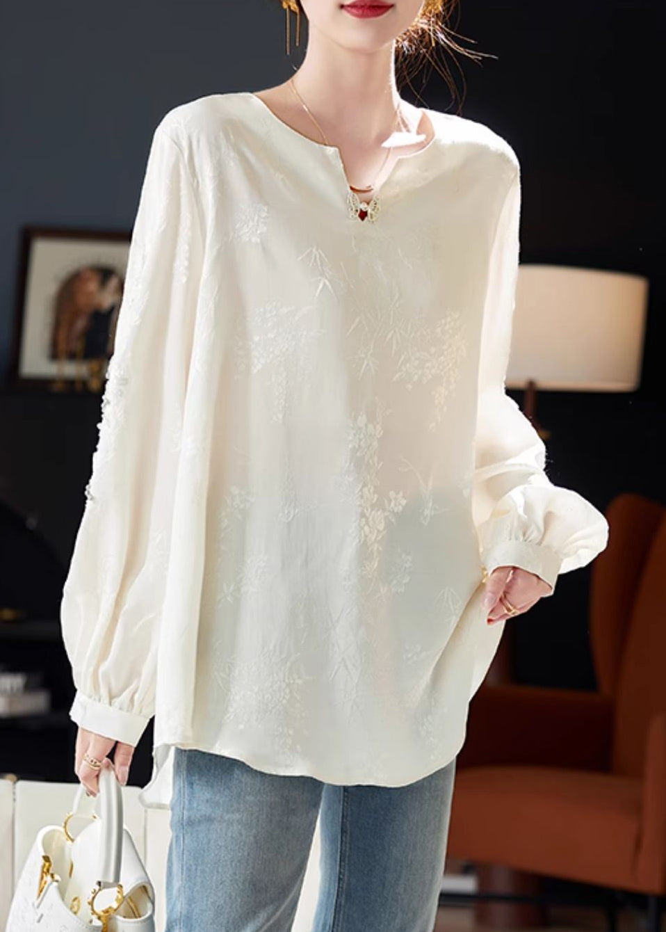 Gracefully Styled Top for Any Occasion