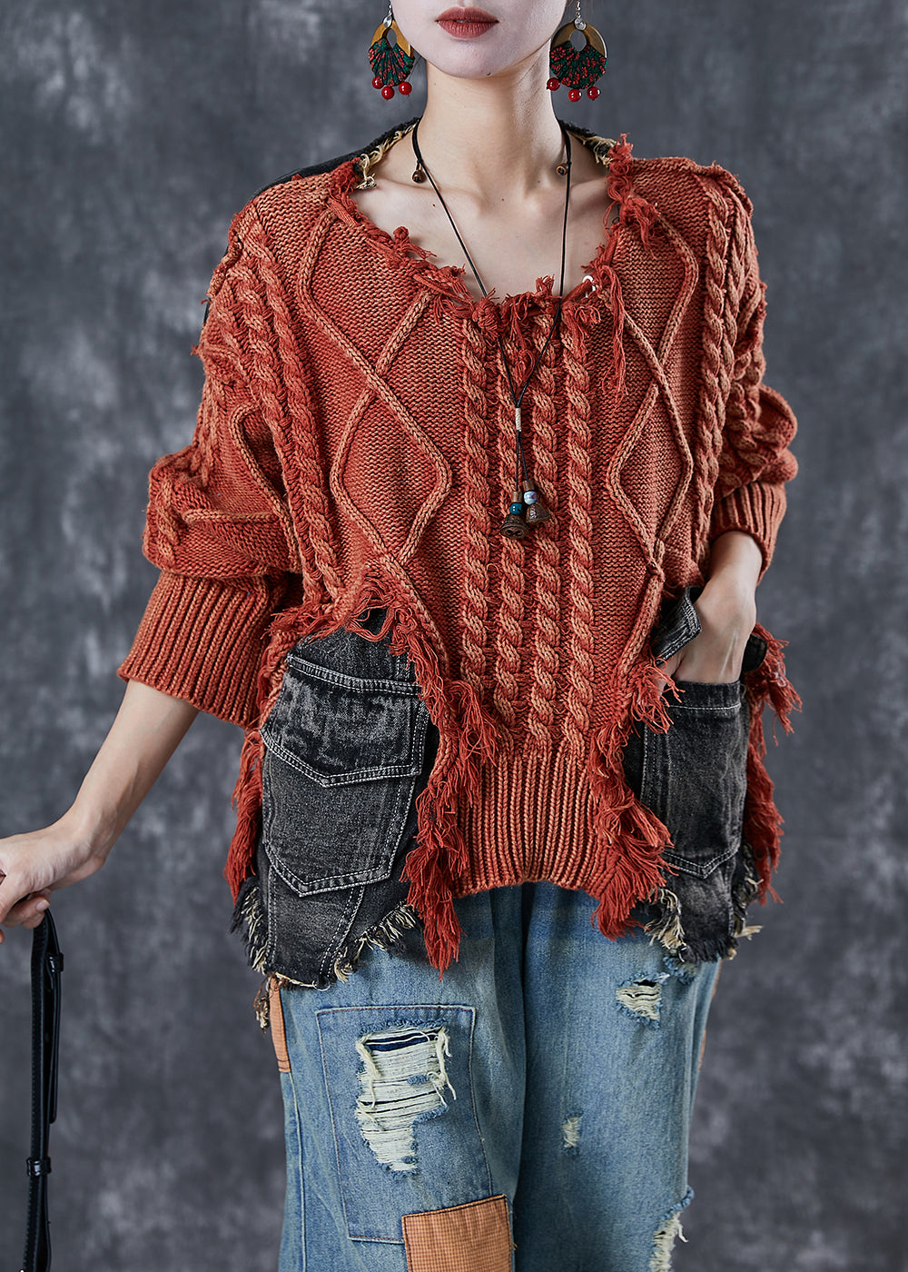 Classic Vintage Sweater with a Flattering Fit