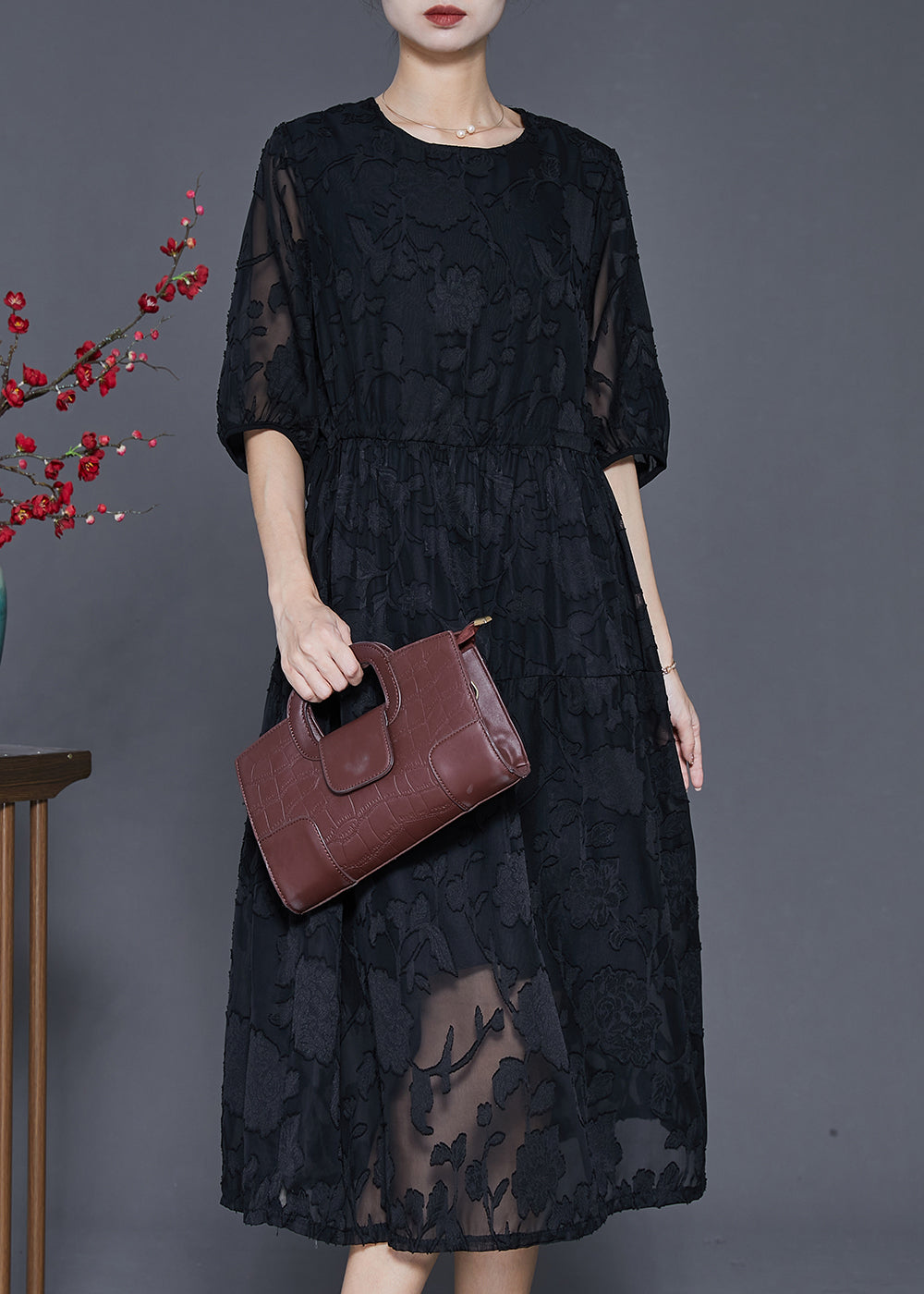 Classic Vintage Dress with a Flattering Fit