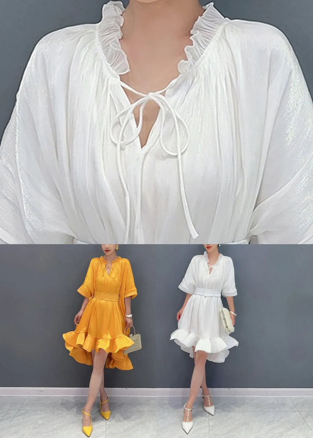 A Vintage Style Dress with Delicate Timeless Details