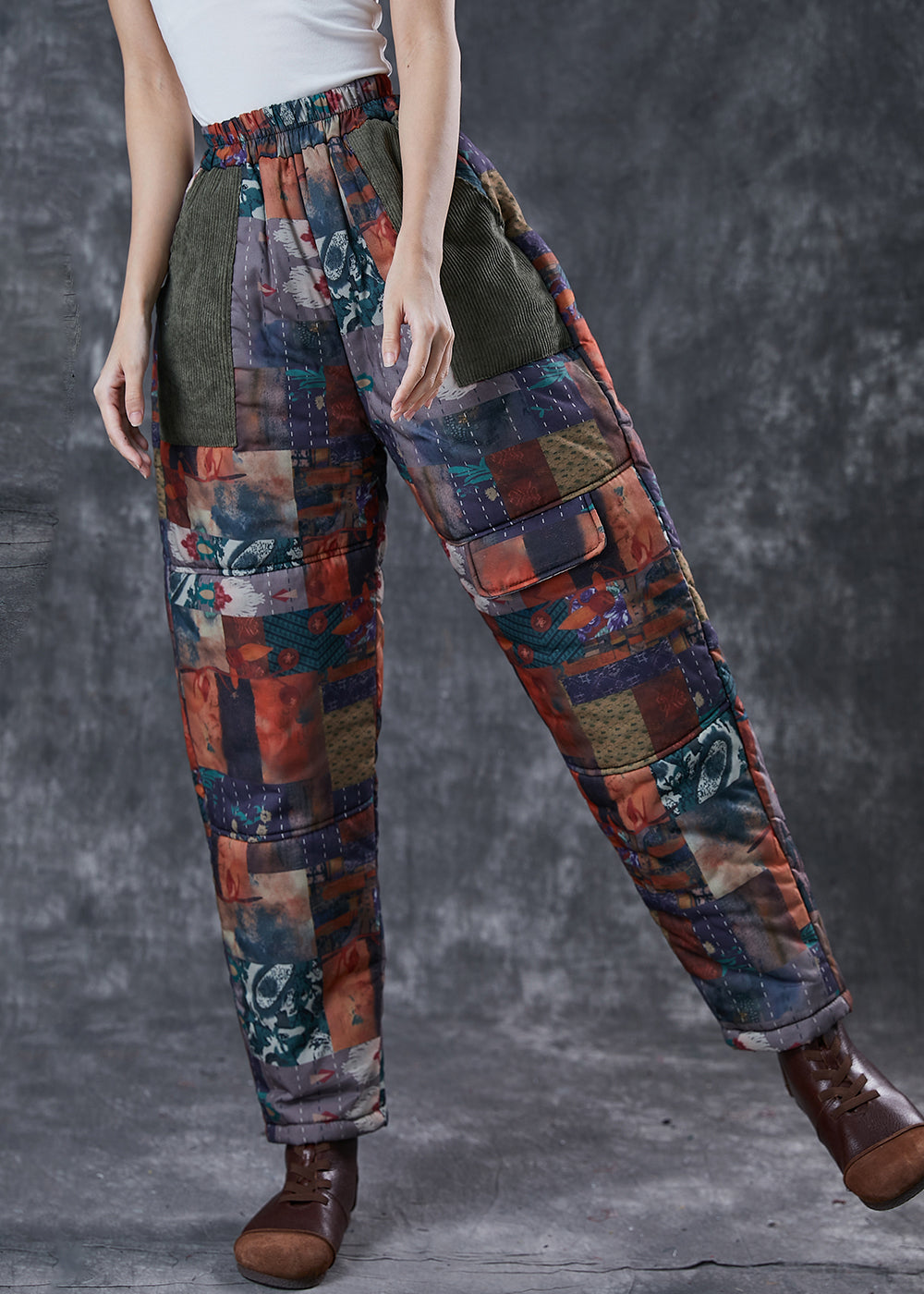 A Vintage Style Pants with Delicate Timeless Details
