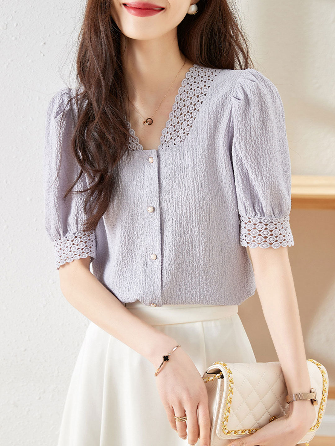 Gracefully Styled Top for Any Occasion