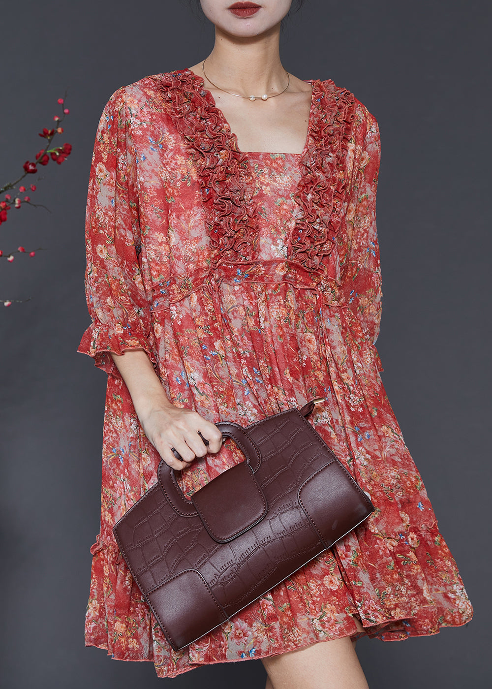 A Vintage Style Dress with Delicate Timeless Details
