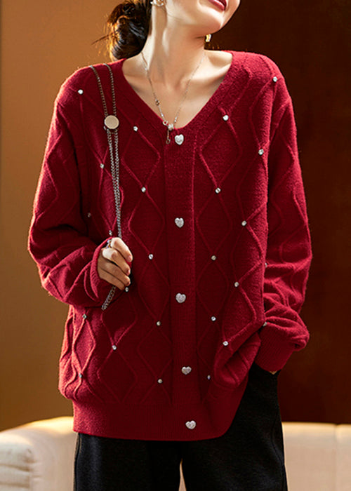A Vintage Style Sweater with Delicate Timeless Details