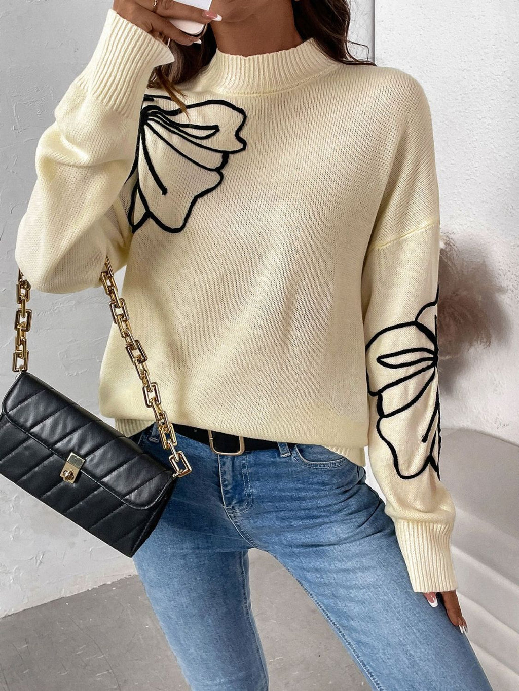 Vintage Inspired Sweater with a Contemporary Edge