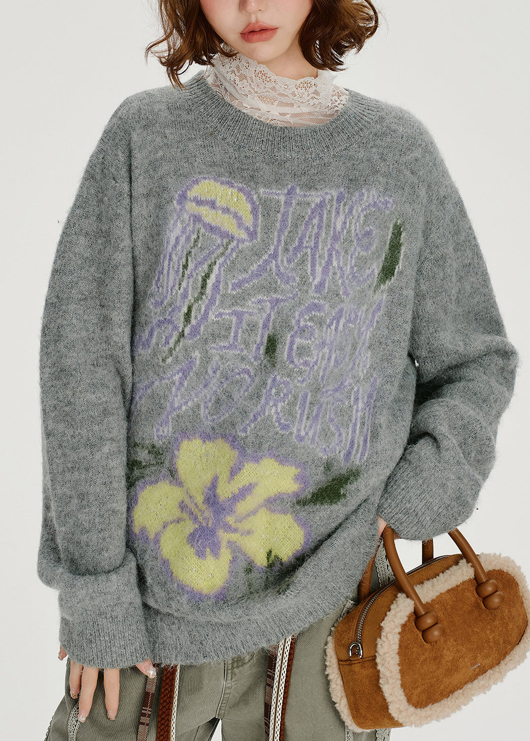 A Vintage Style Sweater with Delicate Timeless Details
