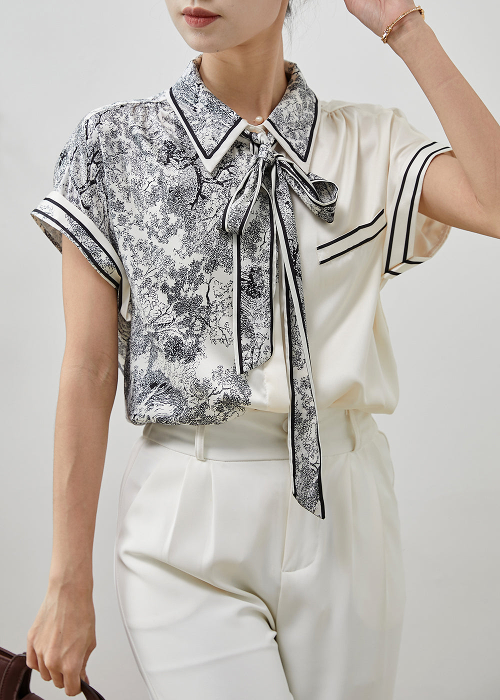 A Vintage Style Blouse with Delicate Timeless Details