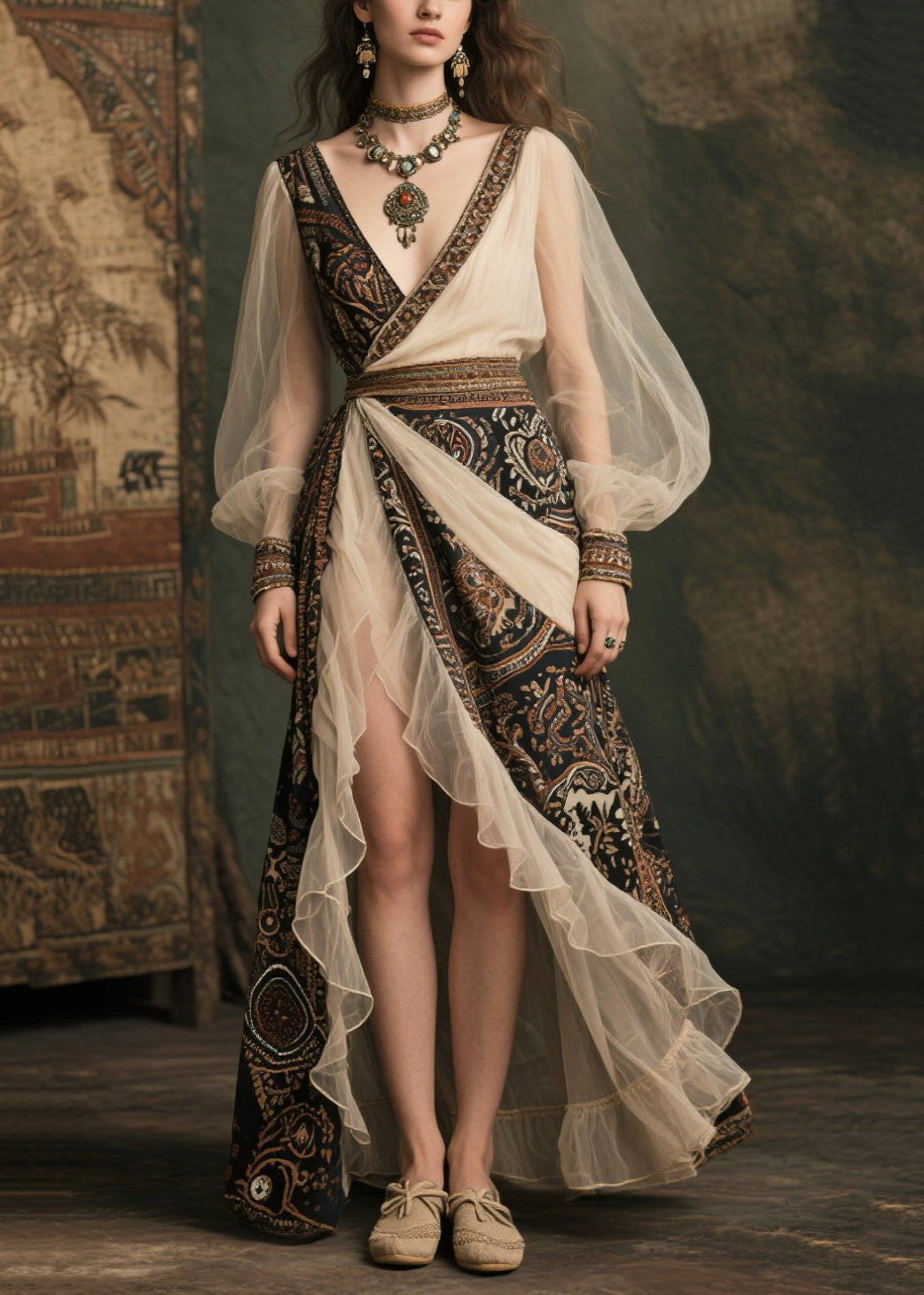 Classic Vintage Dress with a Flattering Fit