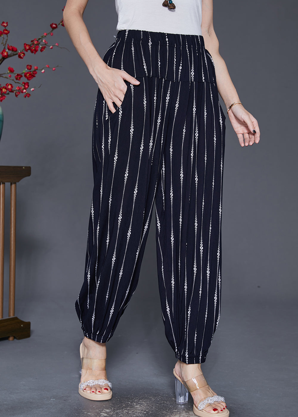 A Vintage Style Pants with Delicate Timeless Details
