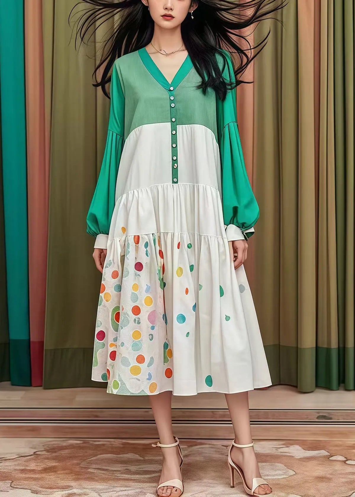 Beautifully Finished Dress in a Timeless Design