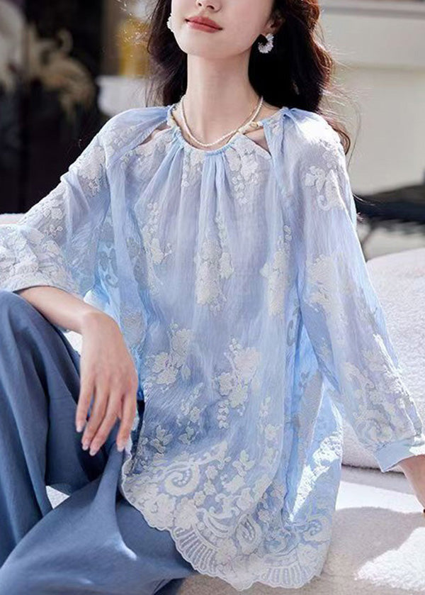 A Vintage Style Blouse with Delicate Timeless Details