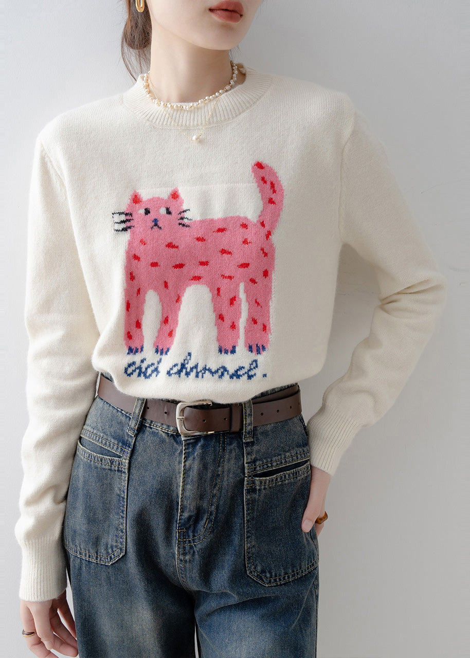 A Vintage Style Sweater with Delicate Timeless Details
