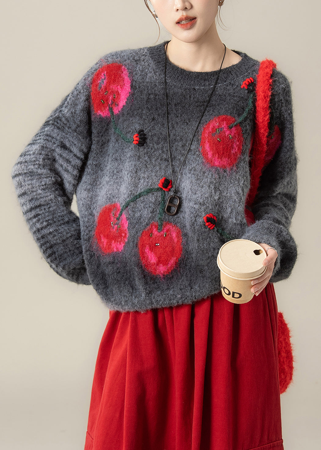 Classic Vintage Sweater with a Flattering Fit