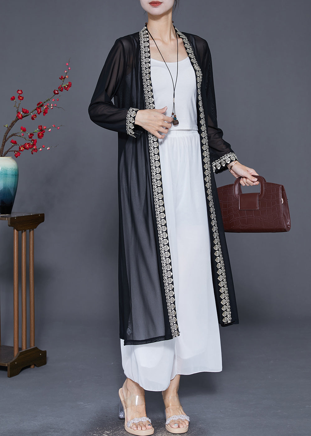 Classic Vintage Cardigan with a Flattering Fit