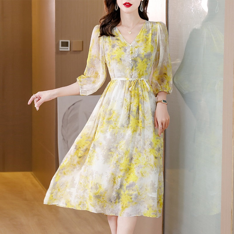 A Vintage Style Dress with Delicate Timeless Details