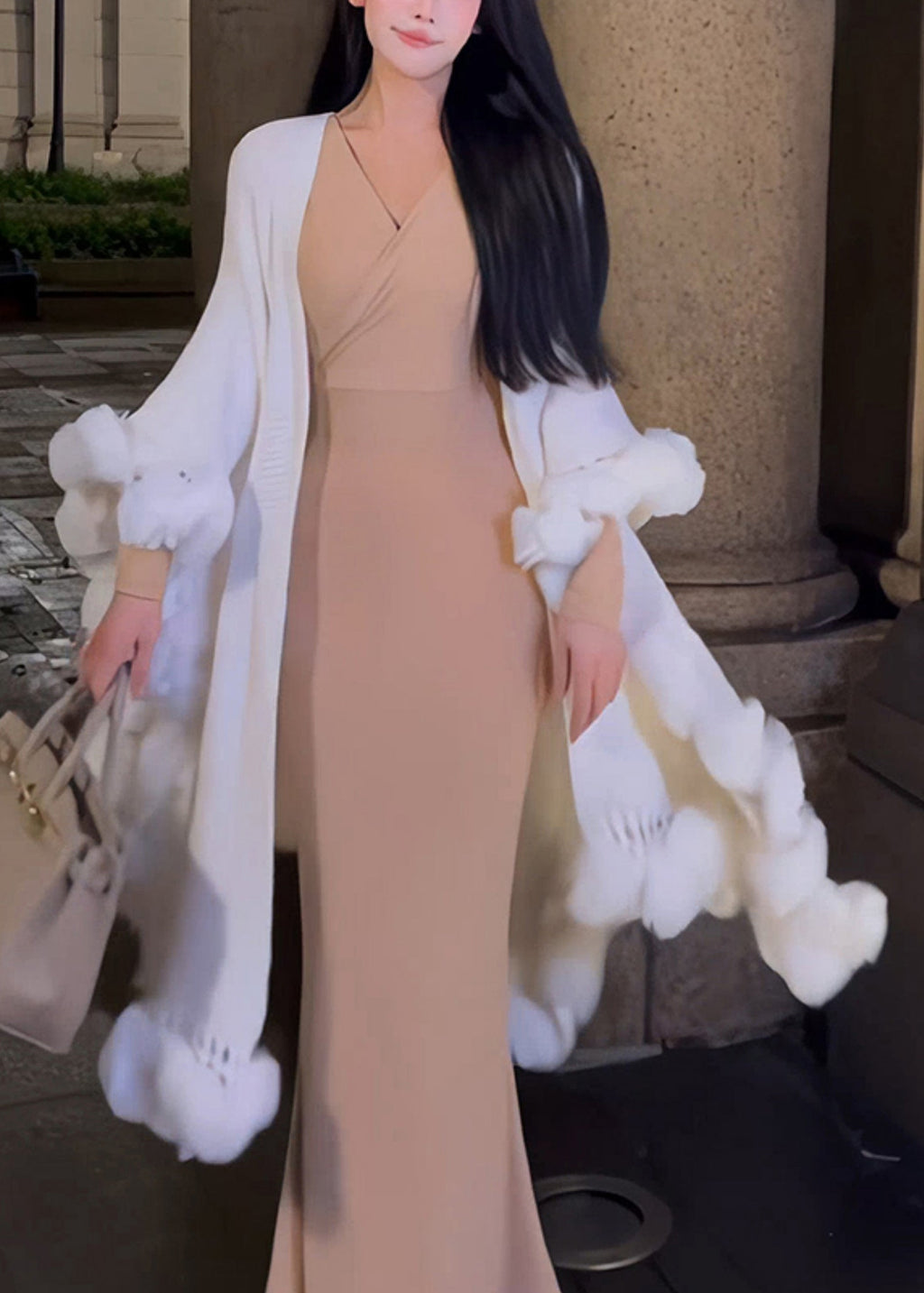 A Vintage Style Coat with Delicate Timeless Details
