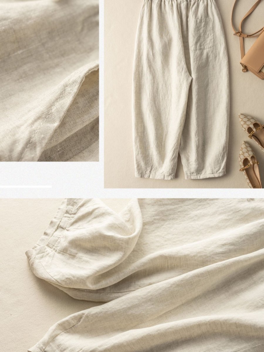 A Vintage Style Pants with Delicate Timeless Details