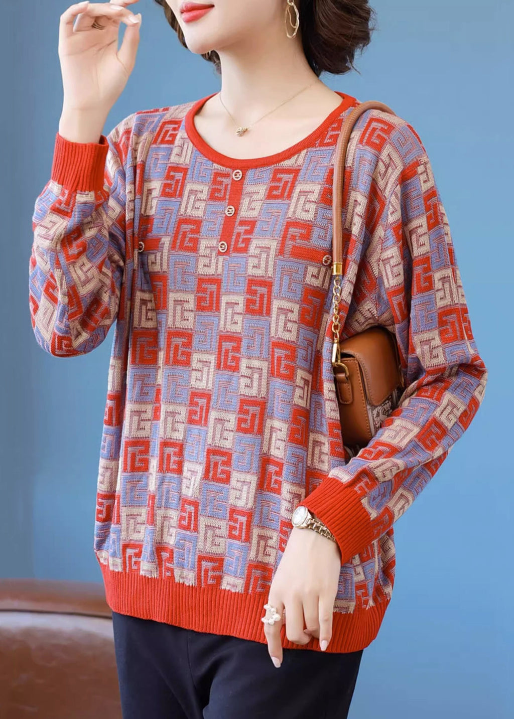 Gracefully Styled Sweater for Any Occasion
