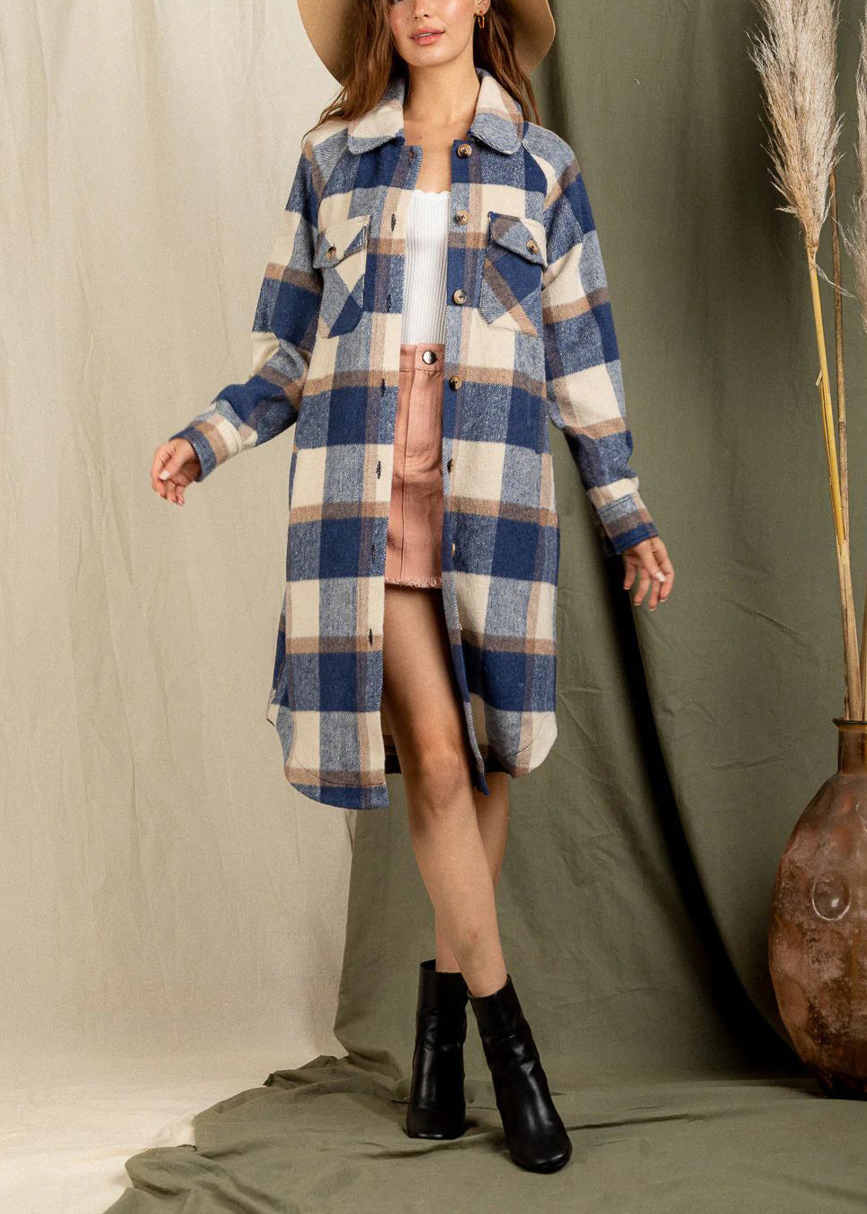Classic Vintage Coat with a Flattering Fit