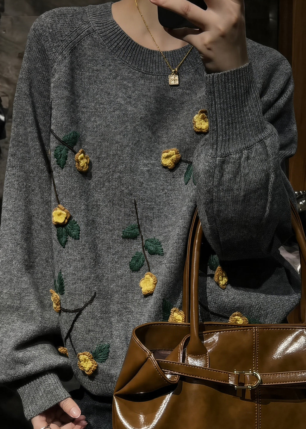Vintage Inspired Sweater with a Contemporary Edge