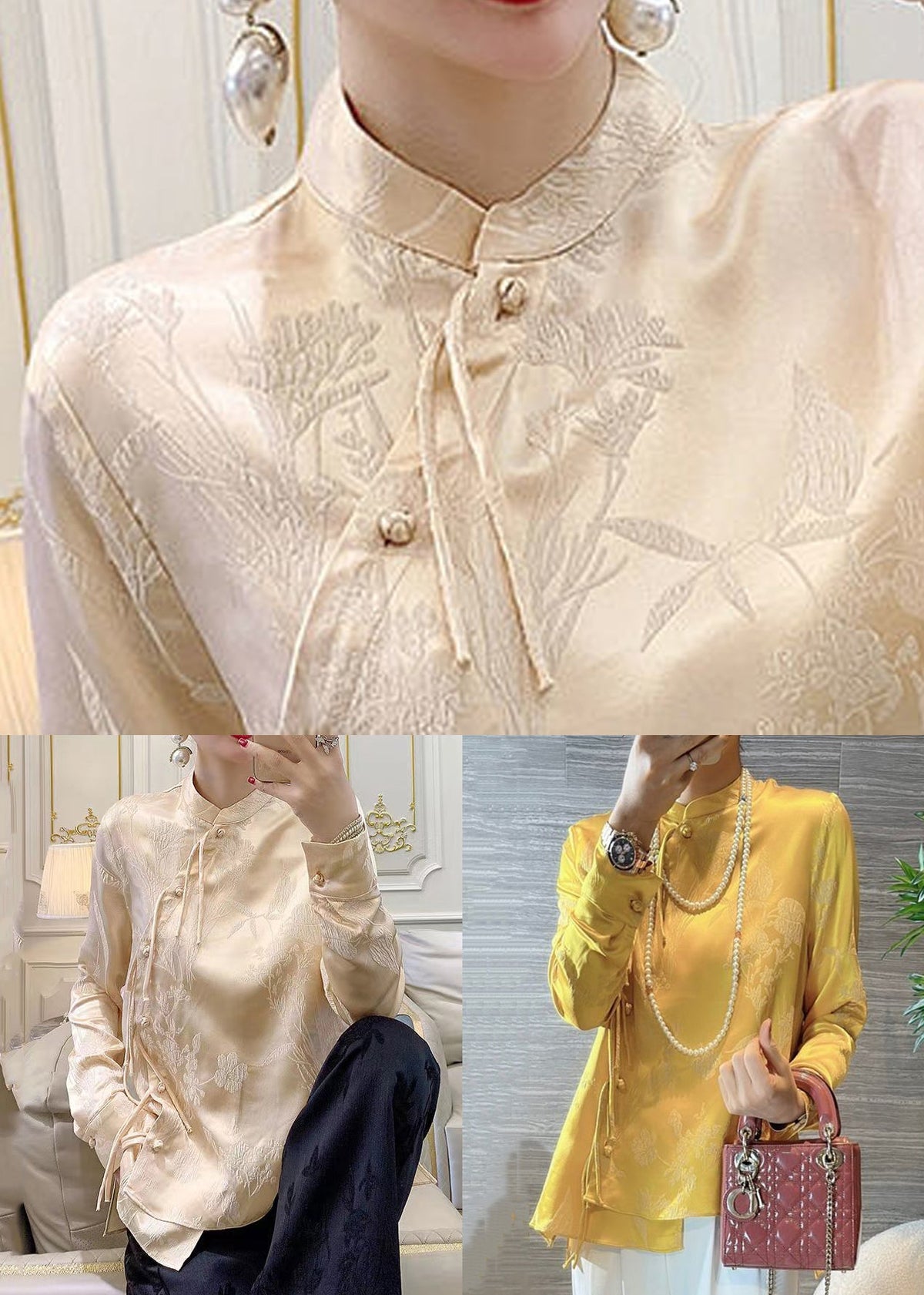 A Vintage Style Blouse with Delicate Timeless Details
