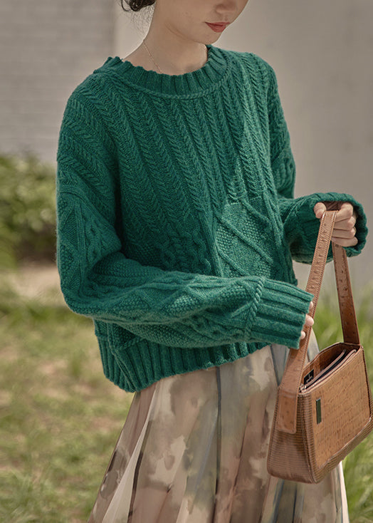A Vintage Style Sweater with Delicate Timeless Details