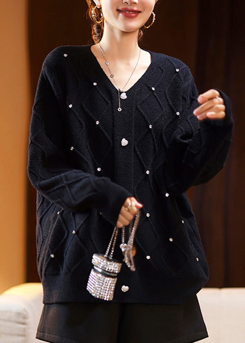 A Vintage Style Sweater with Delicate Timeless Details