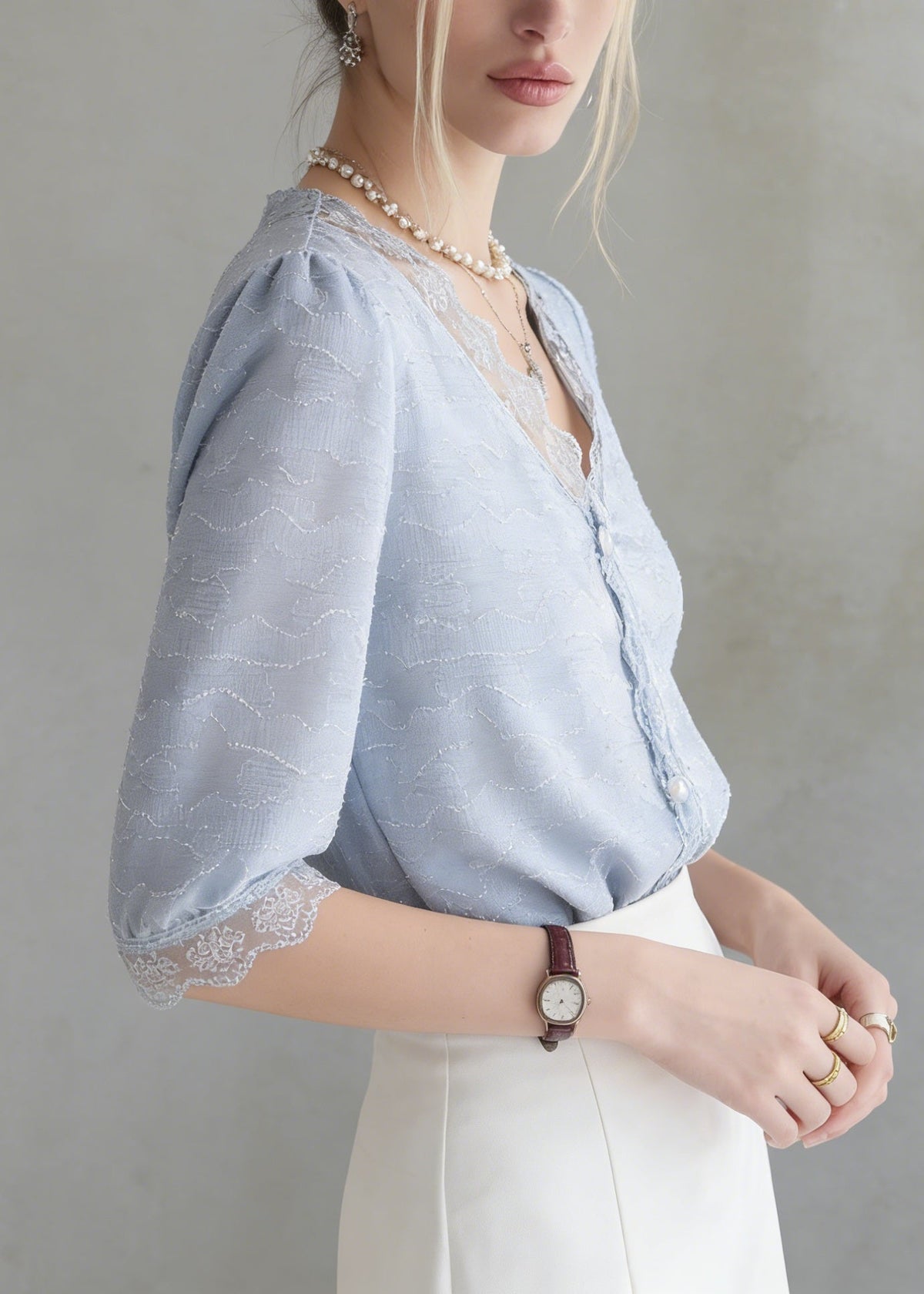 A Vintage Style Top with Delicate Timeless Details