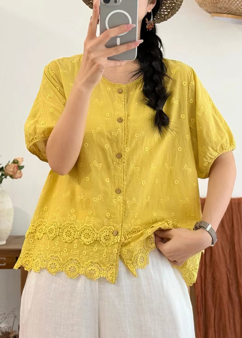 Vintage Inspired Blouse with a Contemporary Edge