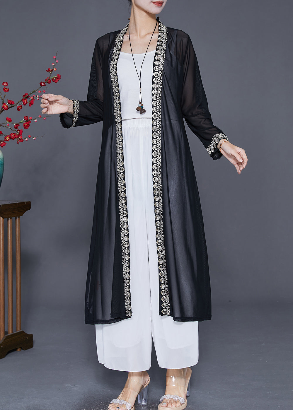 Classic Vintage Cardigan with a Flattering Fit