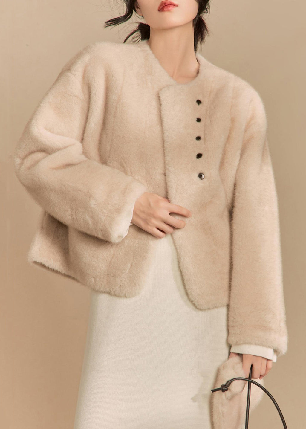 A Vintage Style Coat with Delicate Timeless Details