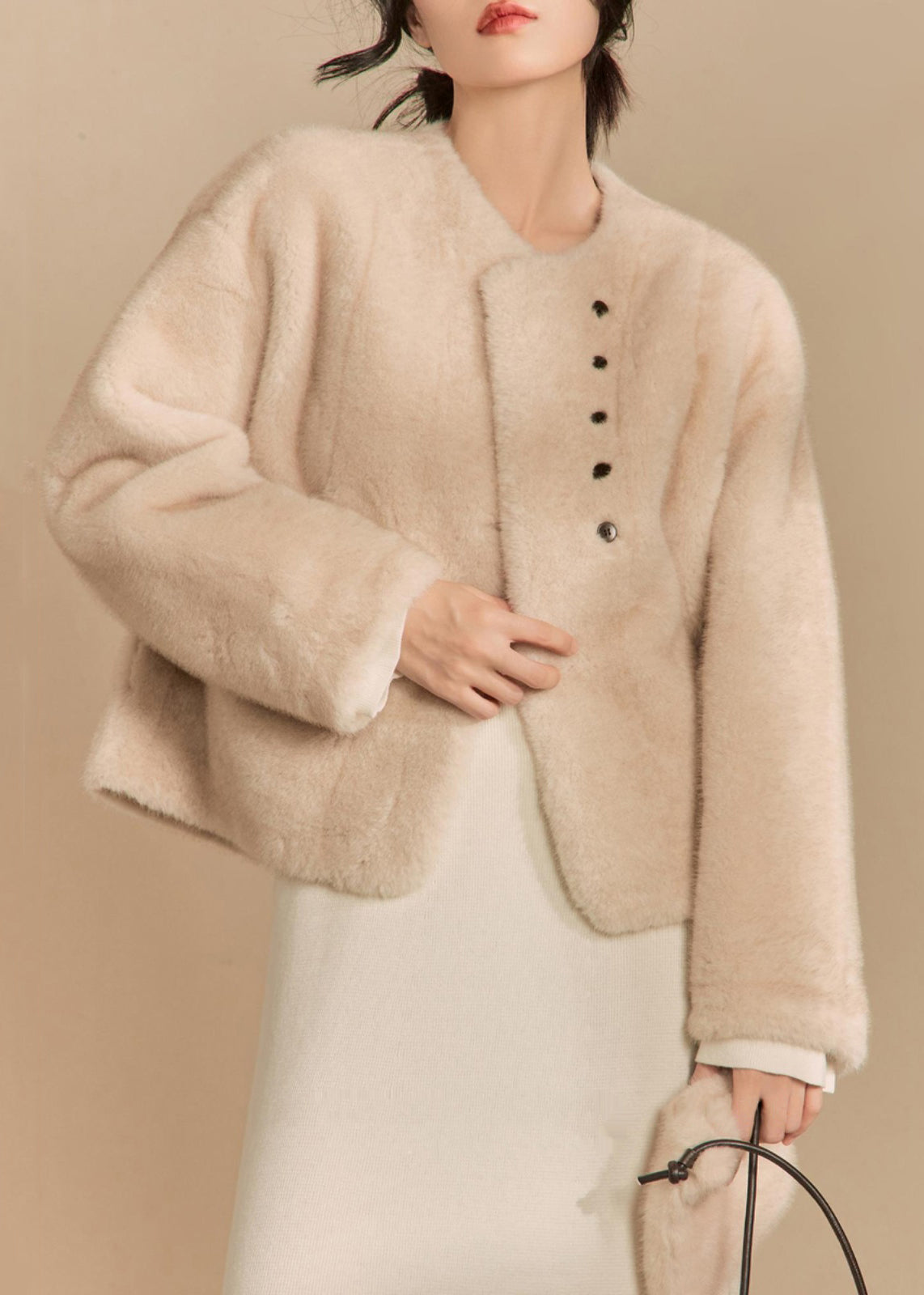 A Vintage Style Coat with Delicate Timeless Details