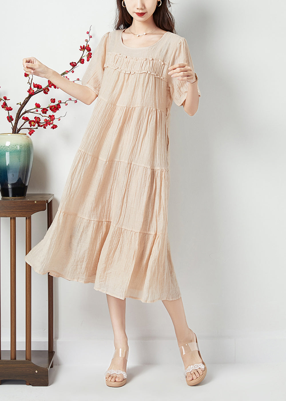 A Vintage Style Dress with Delicate Timeless Details