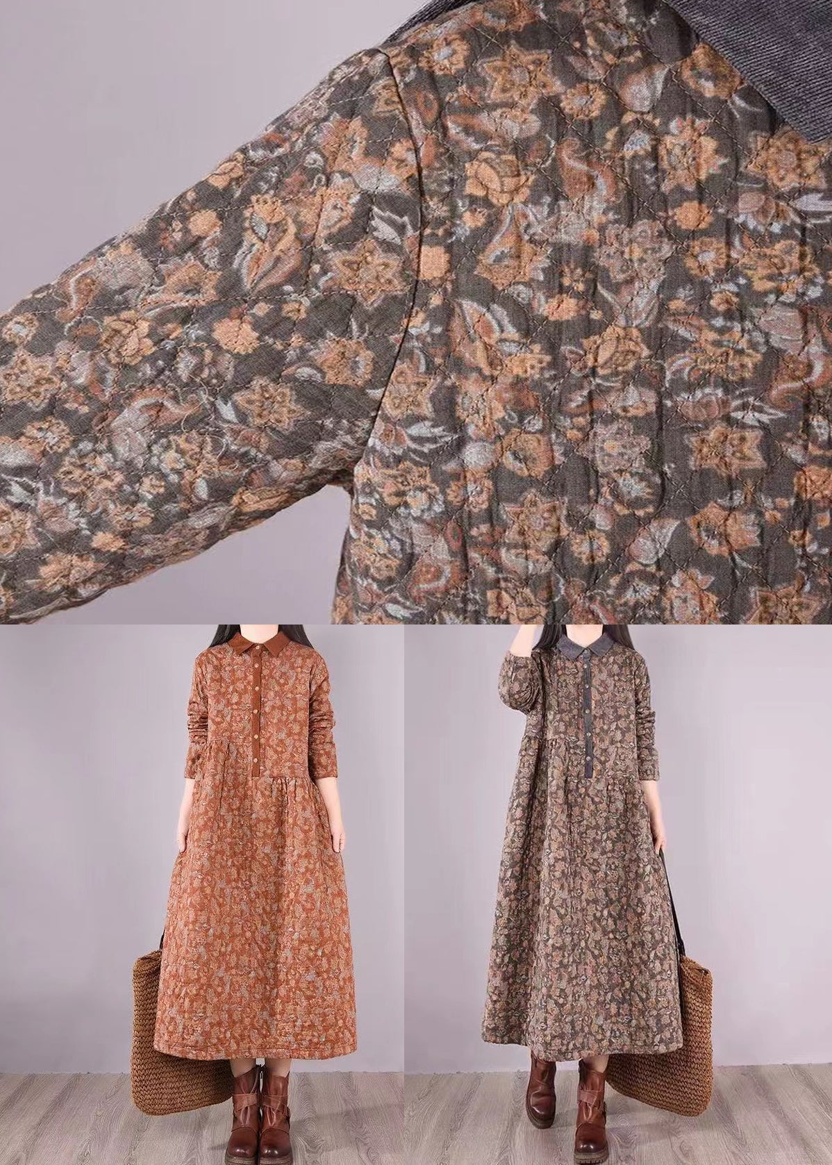 Classic Vintage Dress with a Flattering Fit
