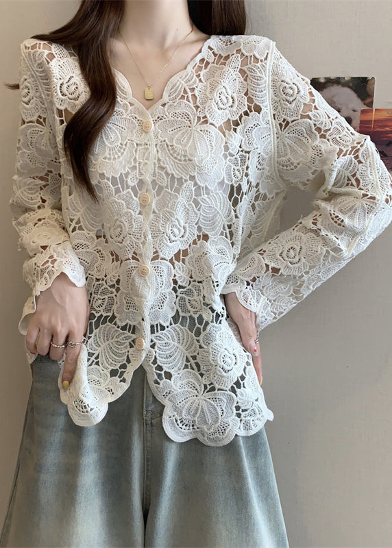 A Vintage Style Cardigan with Delicate Timeless Details
