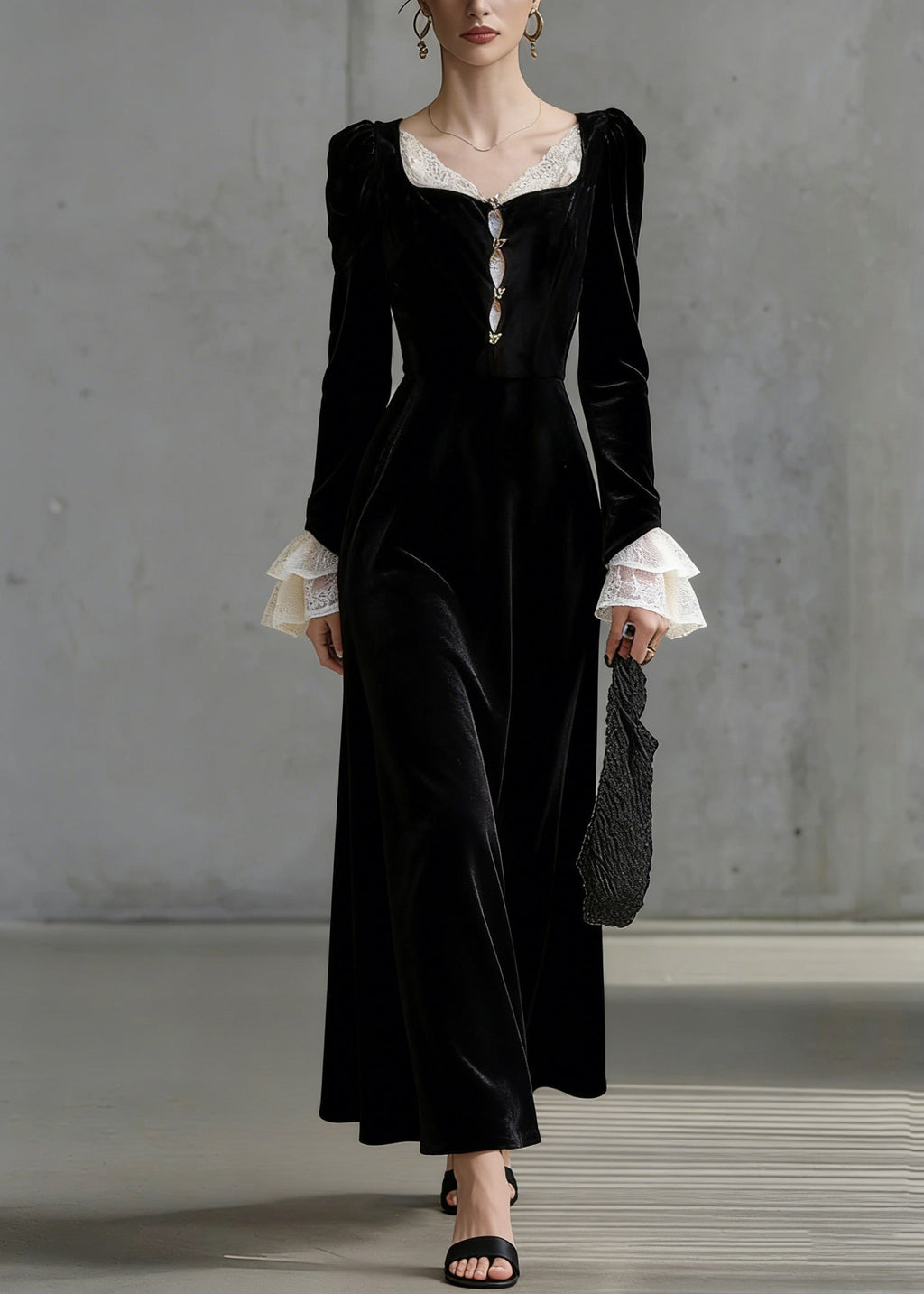 A Vintage Style Dress with Delicate Timeless Details