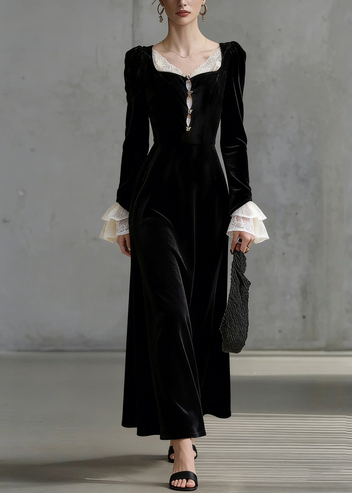 A Vintage Style Dress with Delicate Timeless Details