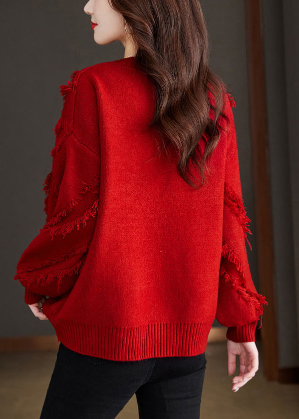 A Vintage Style Sweater with Delicate Timeless Details