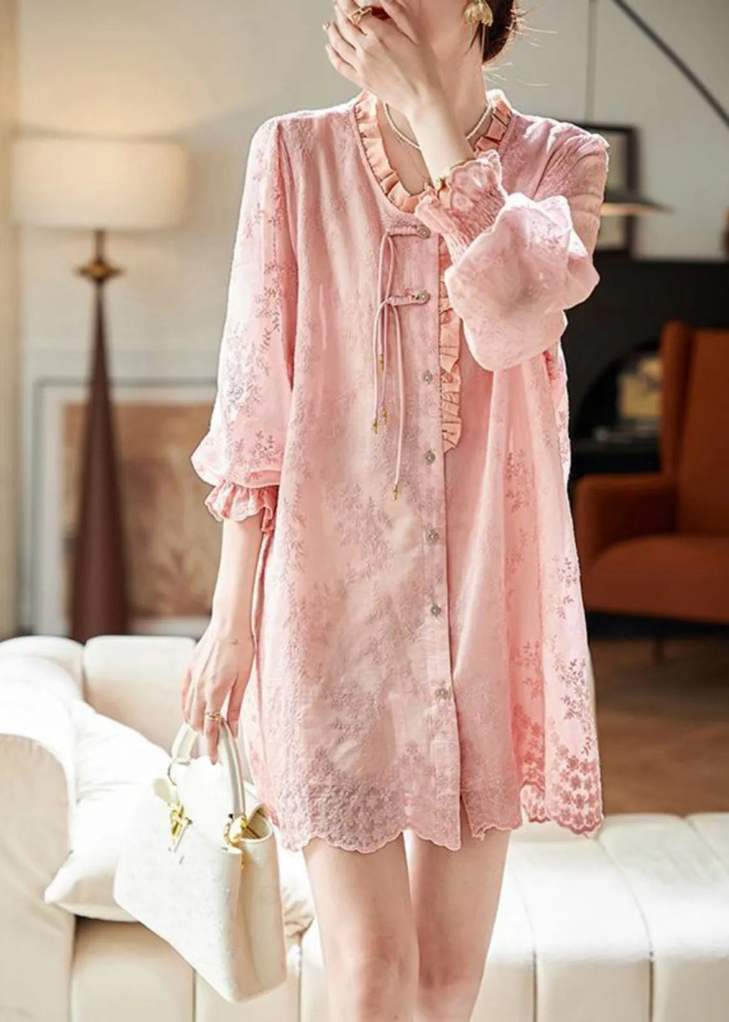 A Vintage Style Dress with Delicate Timeless Details