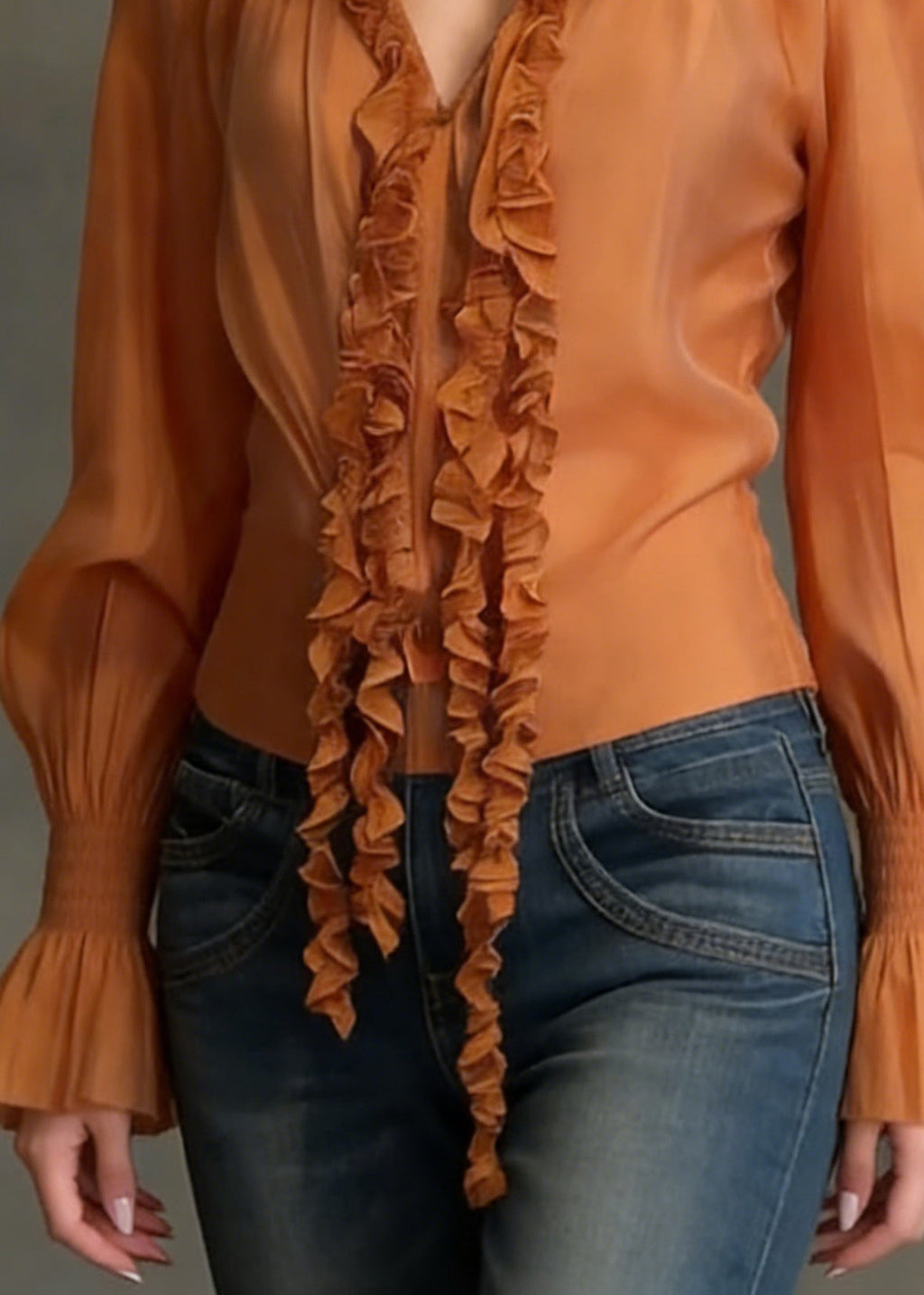 Vintage Inspired Blouse with a Contemporary Edge