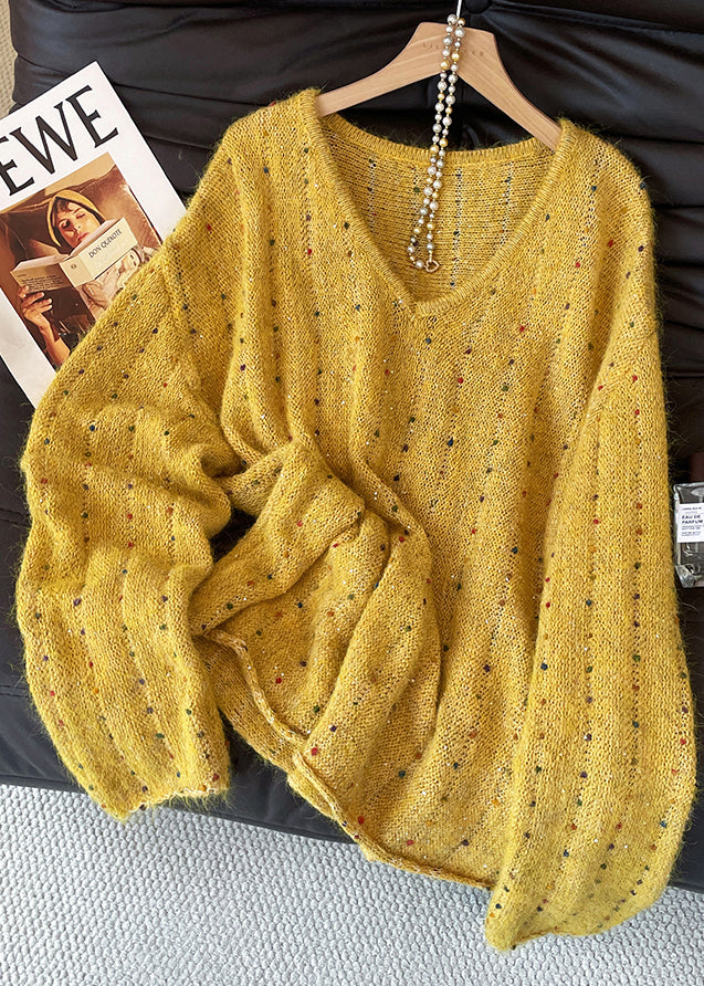 A Vintage Style Sweater with Delicate Timeless Details