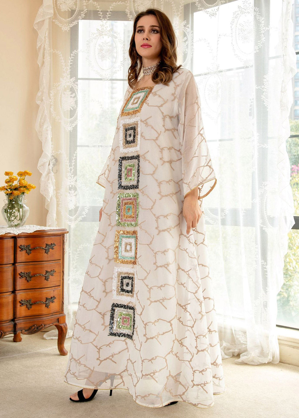 A Vintage Style Dress with Delicate Timeless Details
