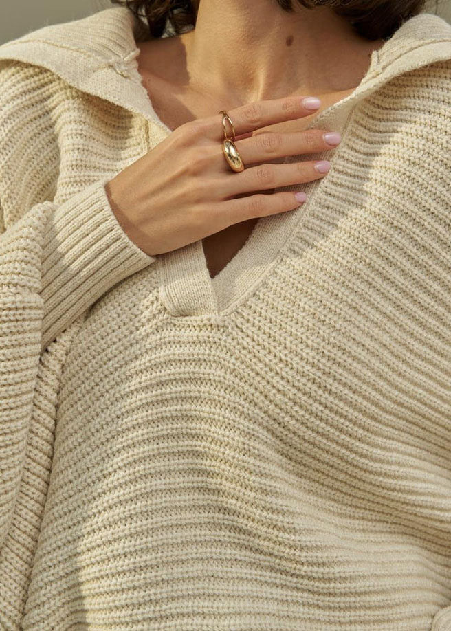 Vintage Inspired Sweater with a Contemporary Edge