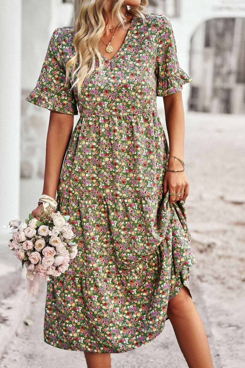 Elegantly Styled Dress for Everyday Wear