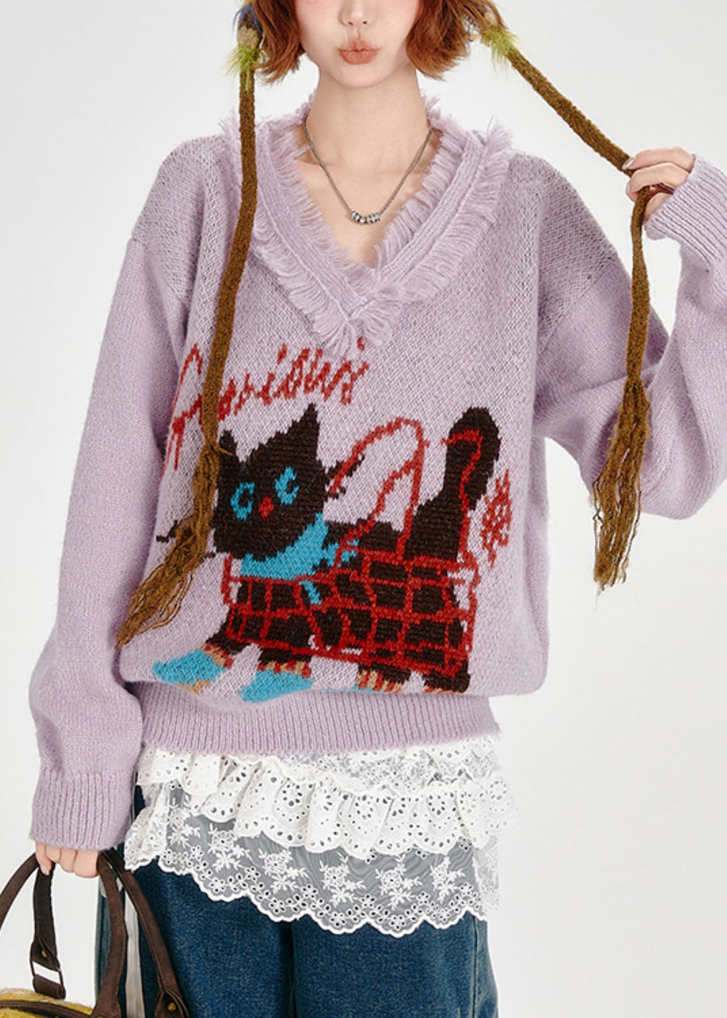 Classic Vintage Sweater with a Flattering Fit