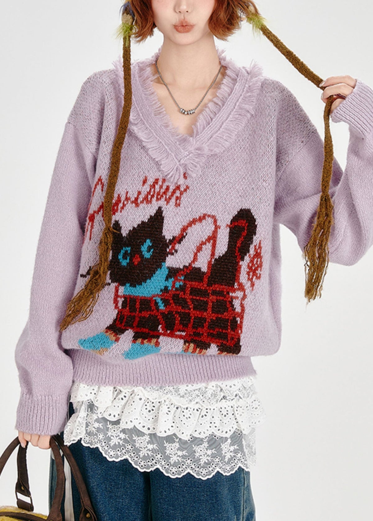 Classic Vintage Sweater with a Flattering Fit