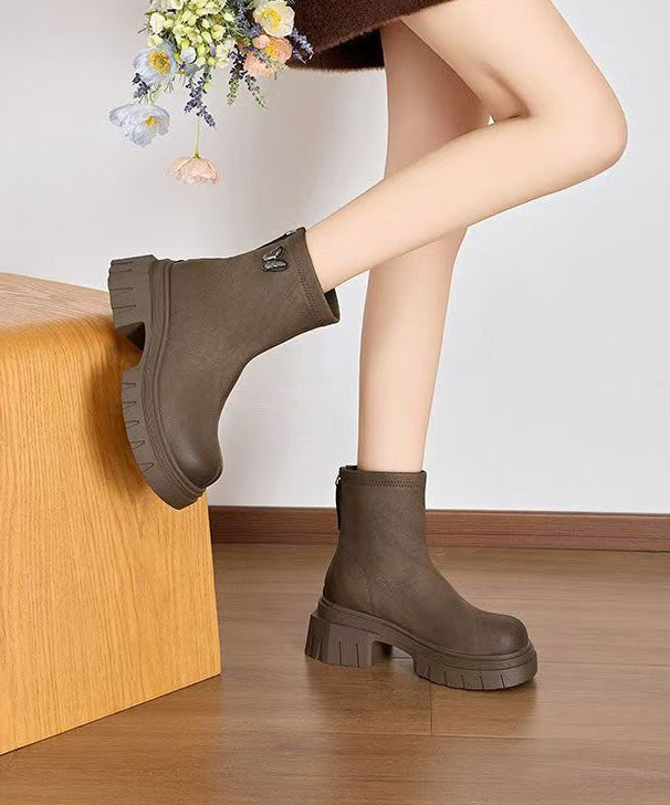 Vintage Inspired Orthopedic Boots