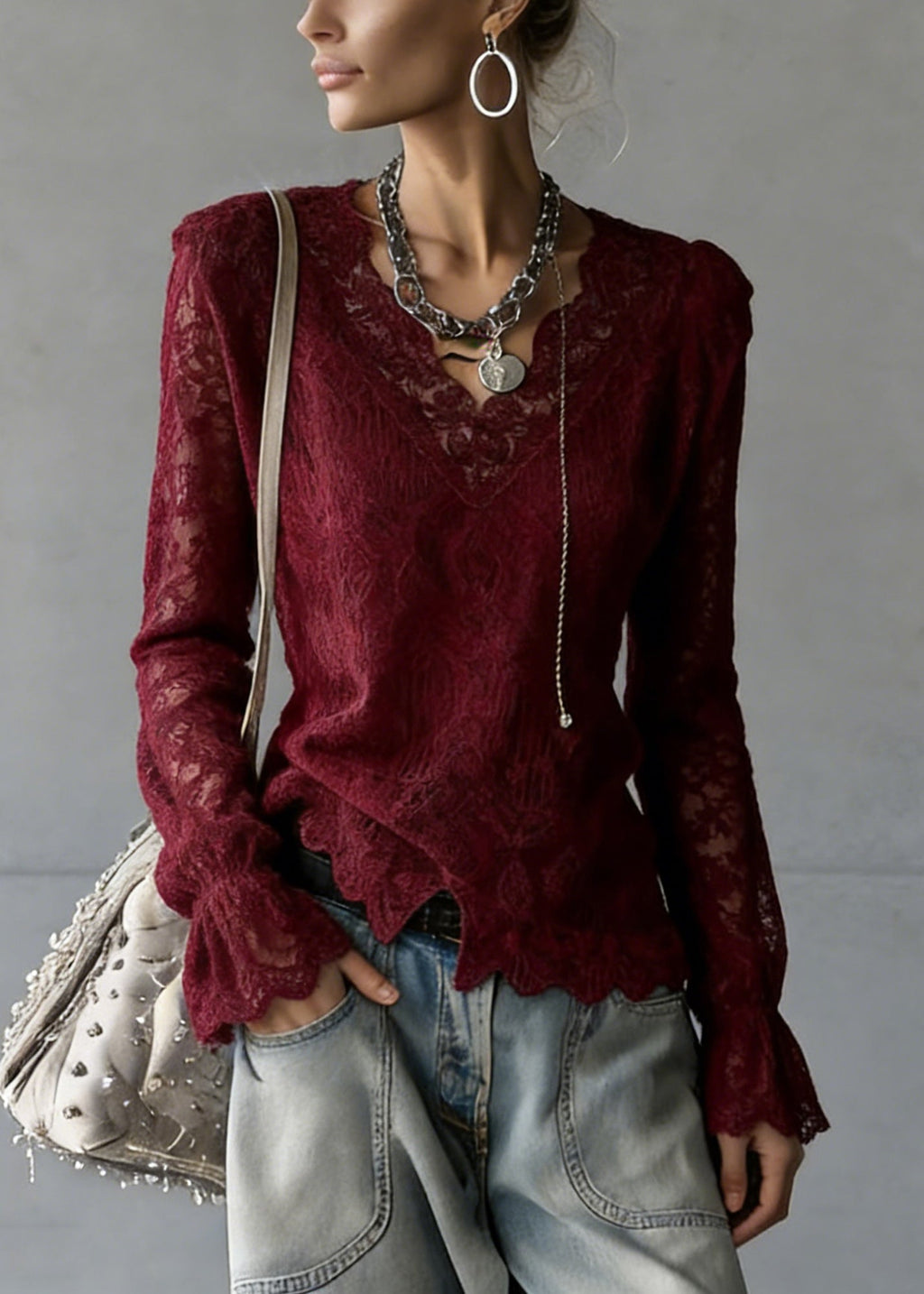 A Vintage Style Top with Delicate Timeless Details