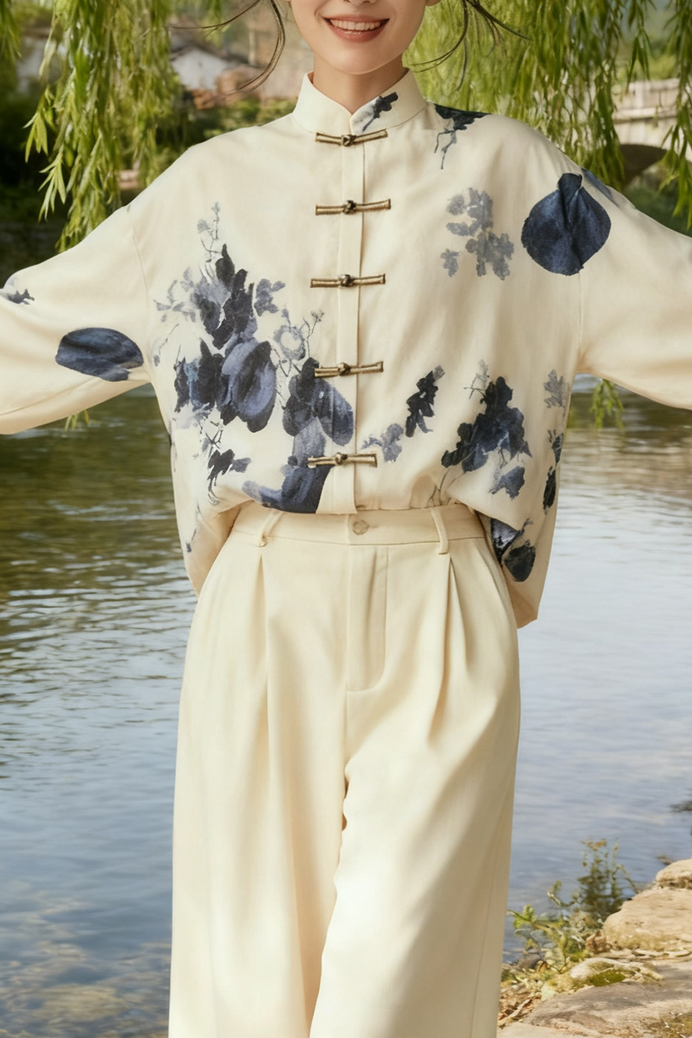 Vintage Inspired Blouse with a Contemporary Edge